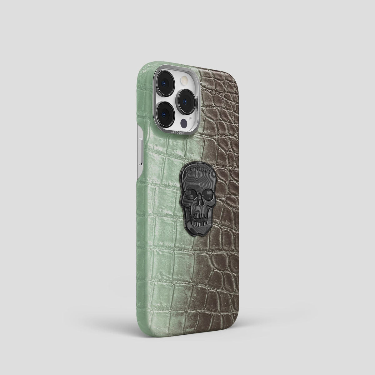 Pistachio iPhone 15 Pro Himalaya Classic Case with Steel Metal -2 | Pistachio-Steel