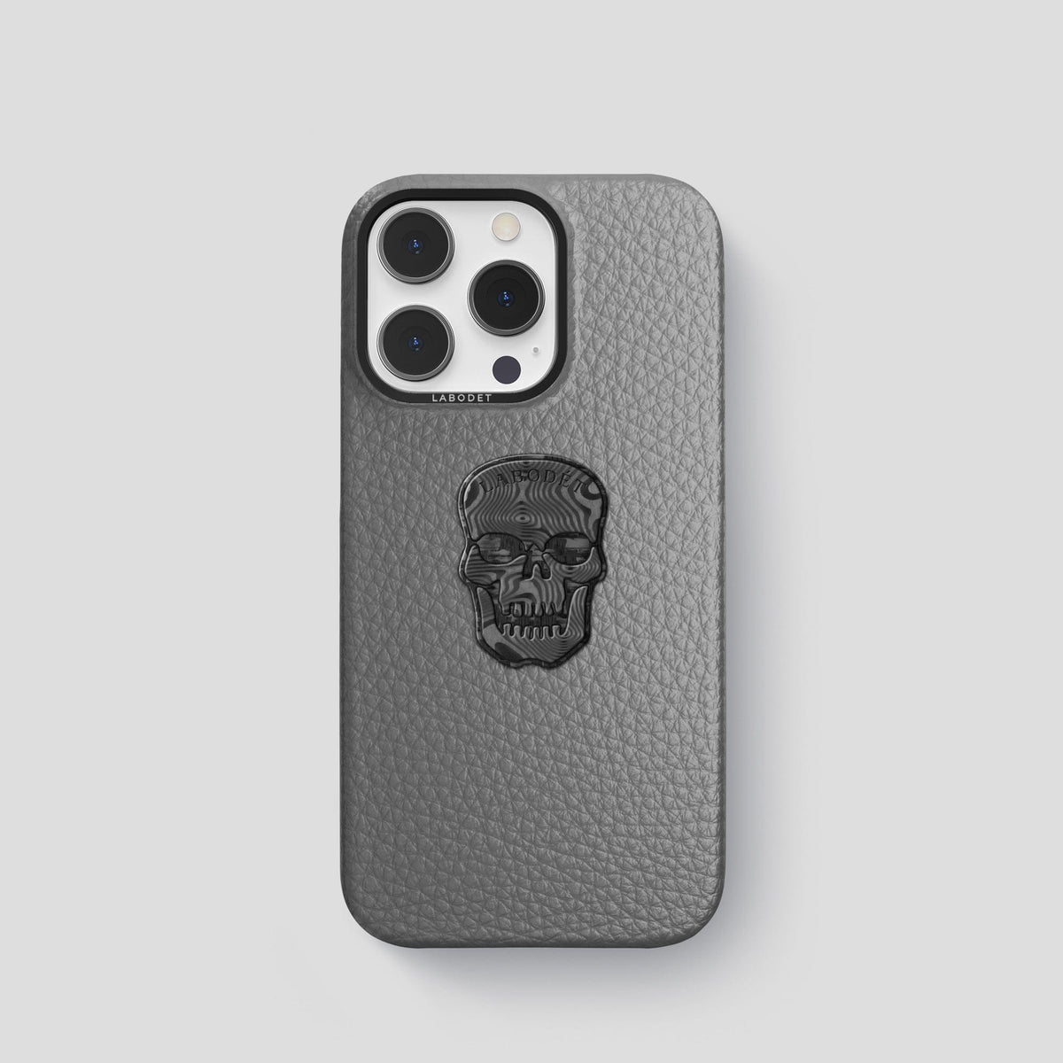 Souris iPhone 15 Pro Classic Case Calf with Black Metal -1 | Souris-Black