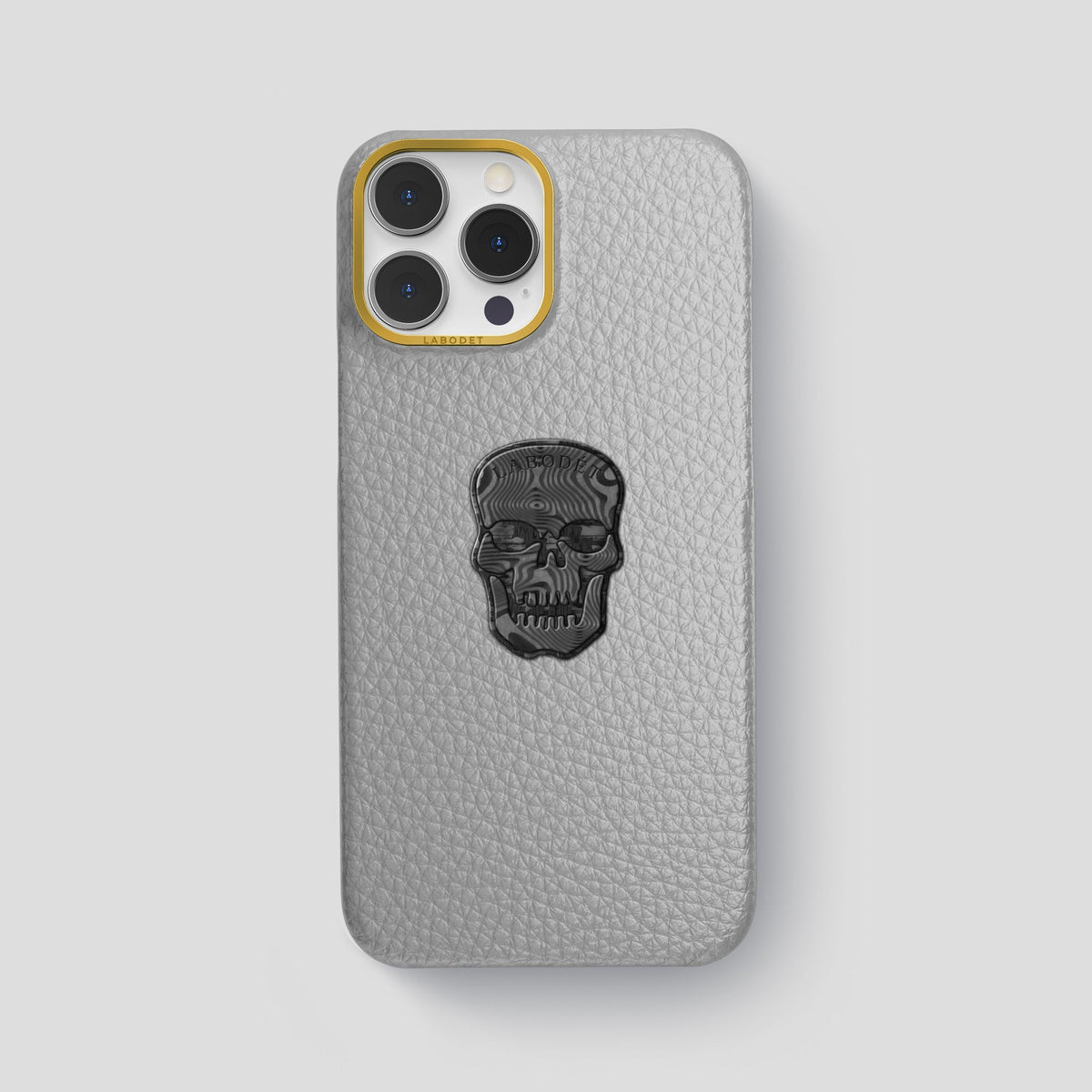 Nuage iPhone 15 Pro Max Classic Case Calf with Gold Metal -1 | Nuage-Gold