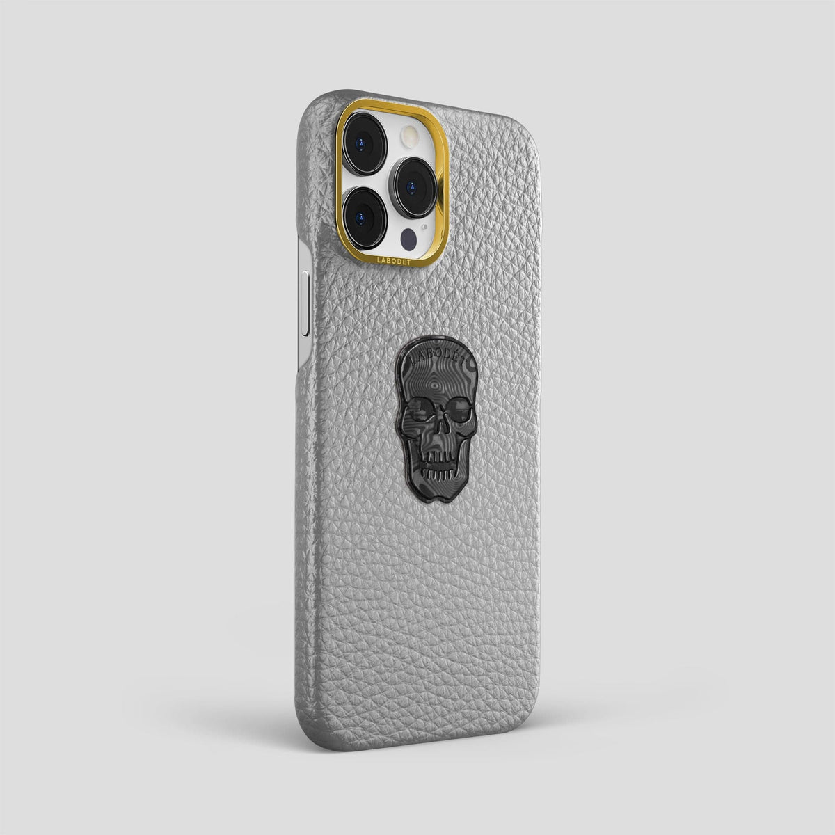 Nuage iPhone 15 Pro Max Classic Case Calf with Gold Metal -2 | Nuage-Gold