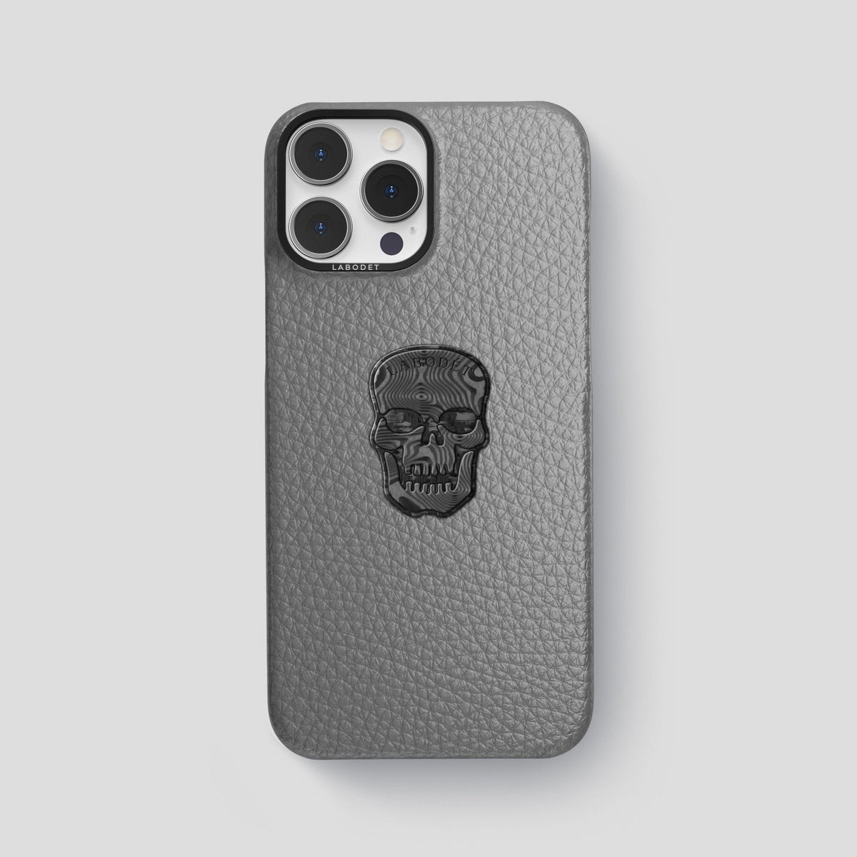 Souris iPhone 15 Pro Max Classic Case Calf with Black Metal -1 | Souris-Black
