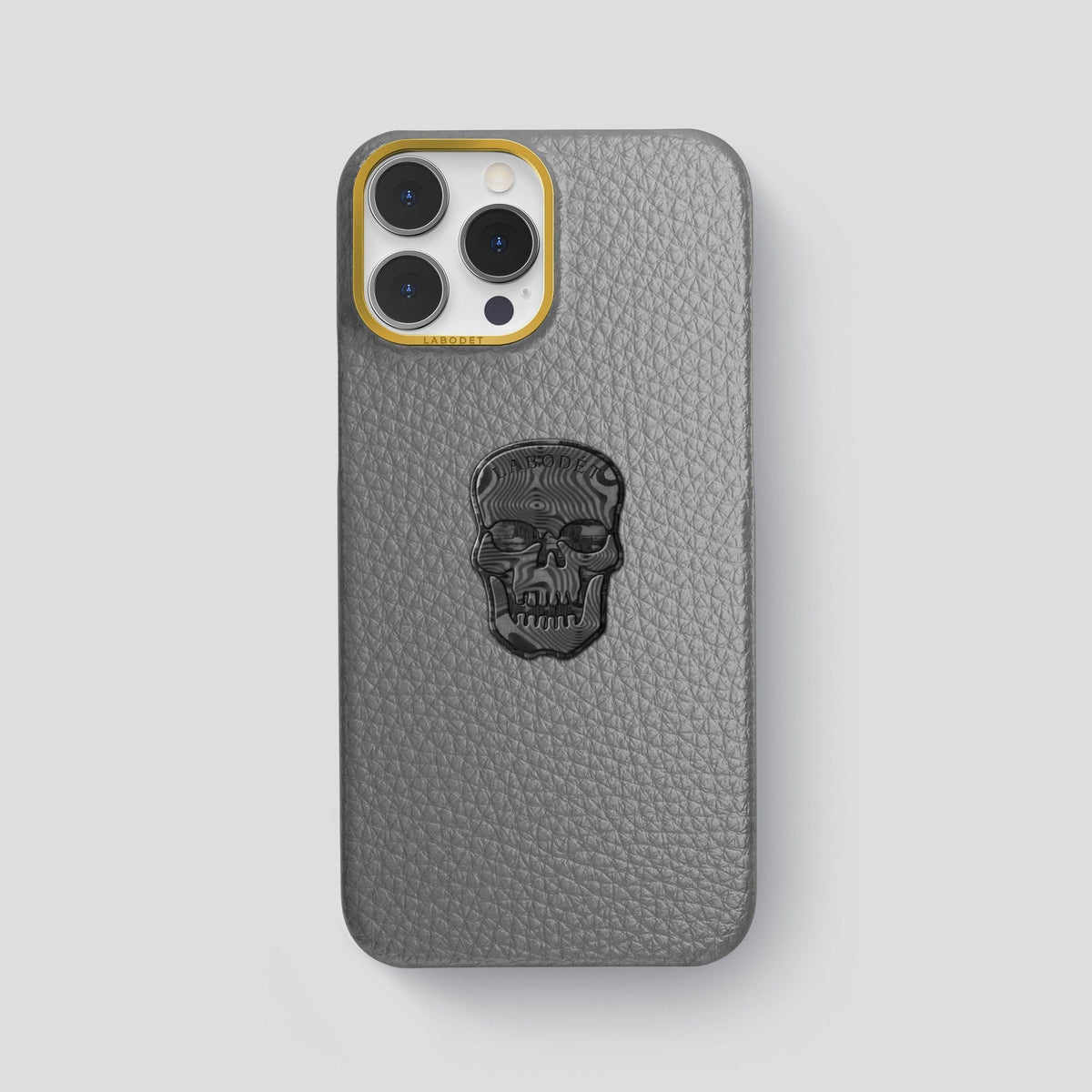 Souris iPhone 15 Pro Max Classic Case Calf with Gold Metal -1 | Souris-Gold