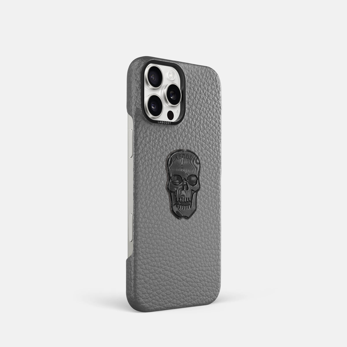 Souris iPhone 16 Pro Classic Case Calf with Black Metal -2 | Souris-Black