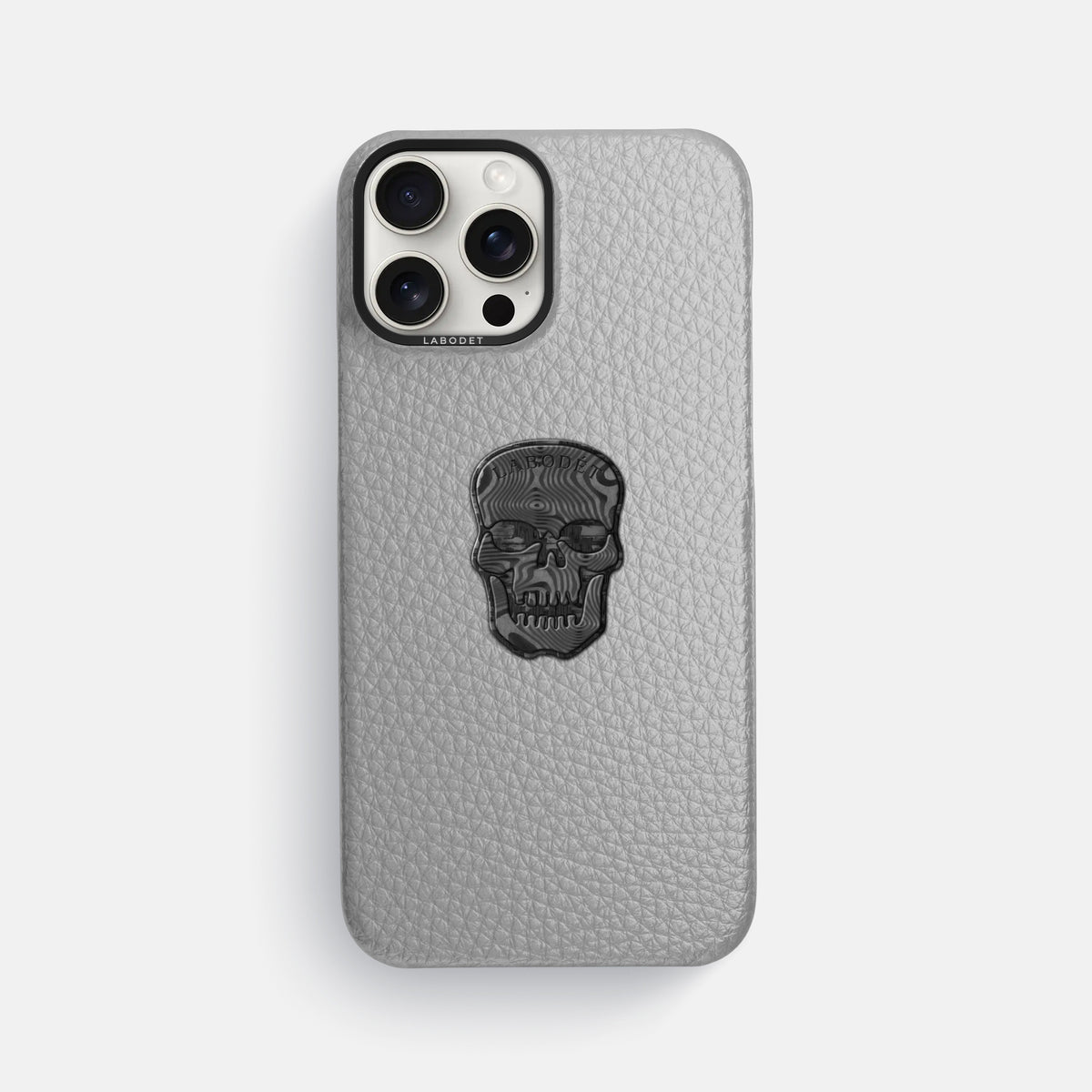 Nuage iPhone 16 Pro Max Classic Case Calf with Black Metal -1 | Nuage-Black