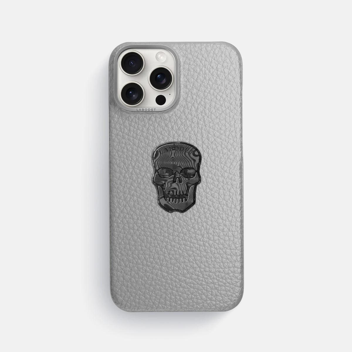 Nuage iPhone 16 Pro Max Classic Case Calf with Steel Metal -1 | Nuage-Steel