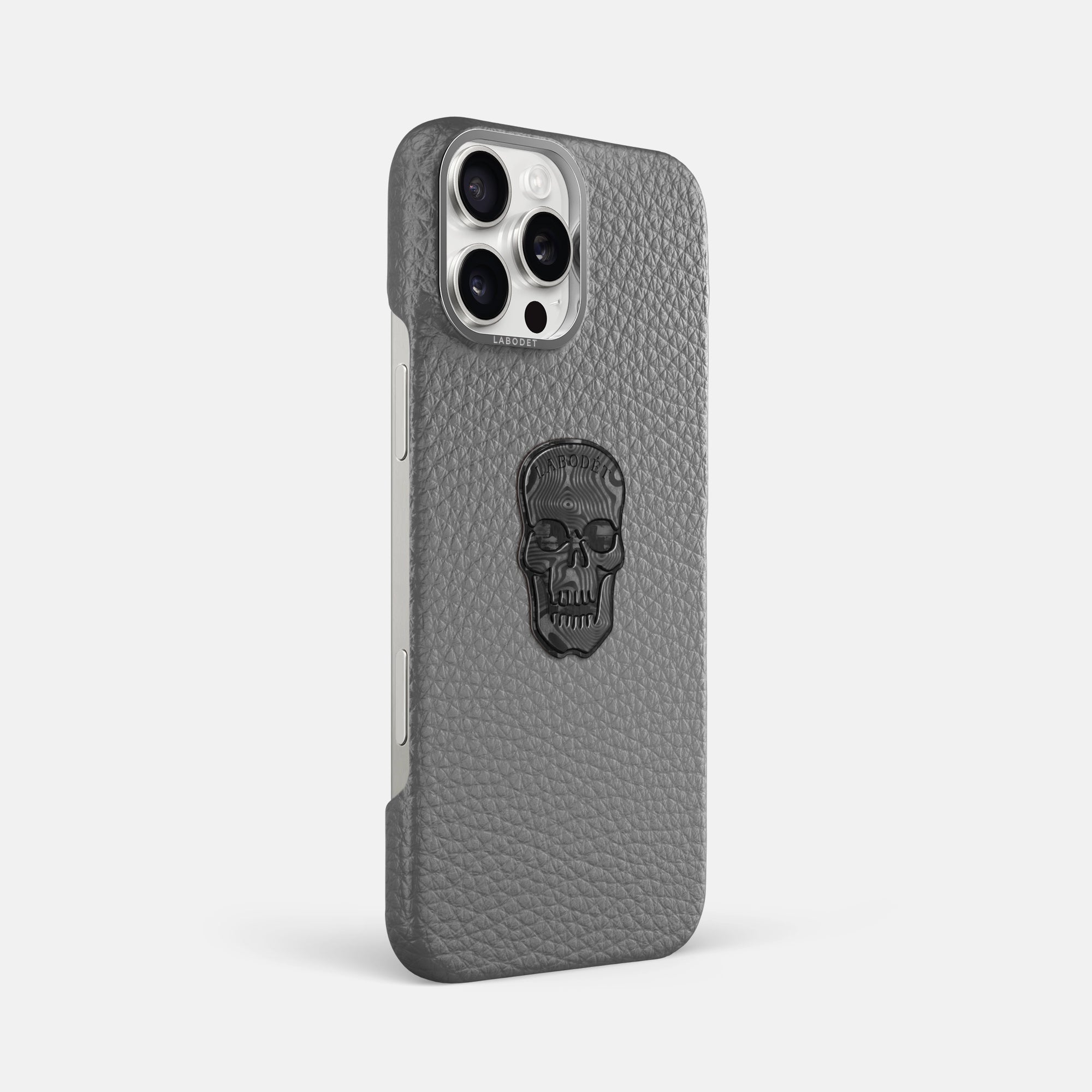 Classic Case With Carbon Skull For iPhone 16 Pro Max In Calf – Labodet