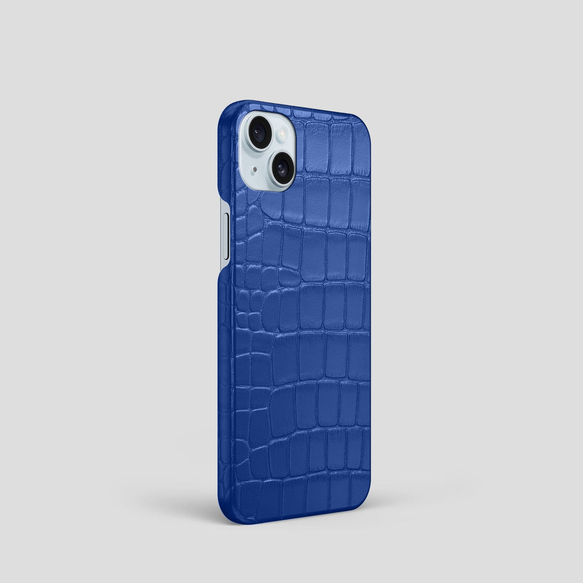 Royal Blue iPhone 15 Slim Case Alligator -2 | Royal-Blue