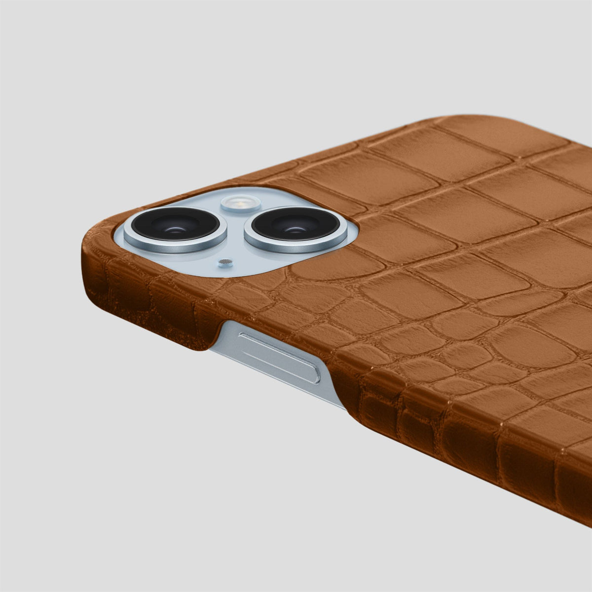 Honey iPhone 15 Plus Slim Case Alligator -6 | Honey