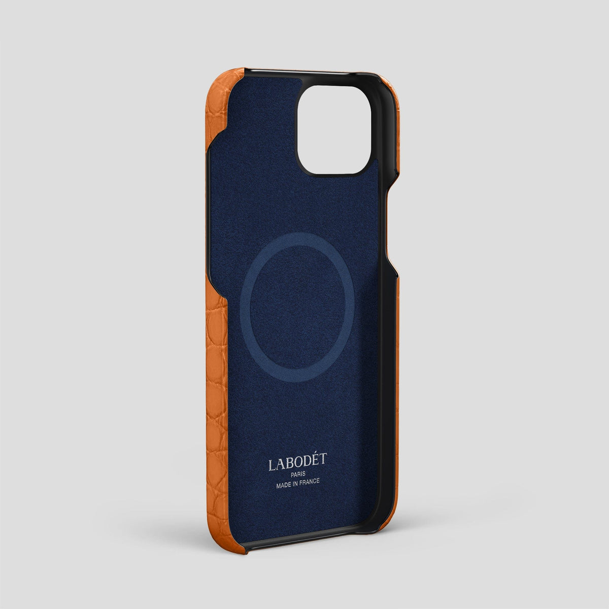 Orange iPhone 15 Plus Slim Case Alligator -4 | Orange