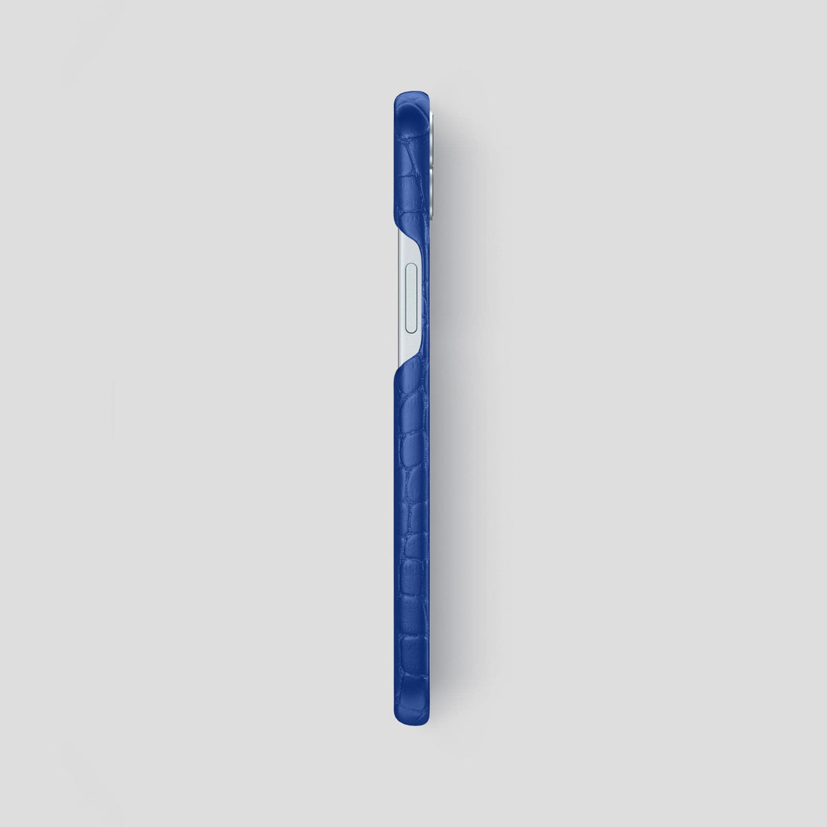 Royal Blue iPhone 15 Plus Slim Case Alligator -3 | Royal-Blue