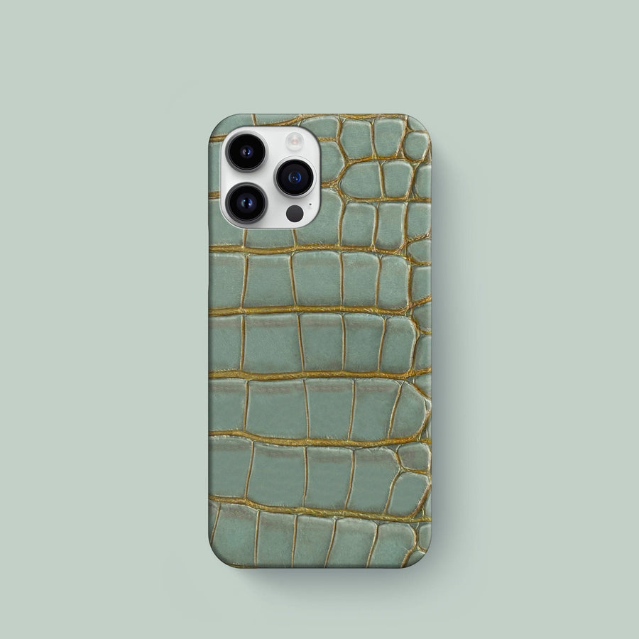 Slim Case Bayou Green For iPhone 15 Pro In Alligator