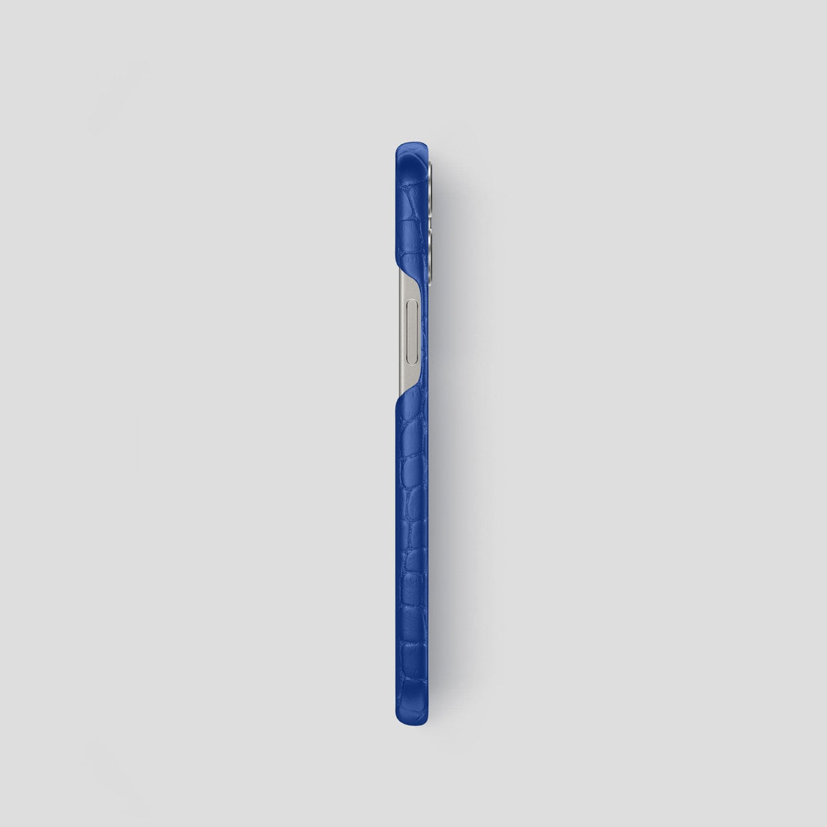 Royal Blue iPhone 15 Pro Slim Case Alligator -3 | Royal-Blue