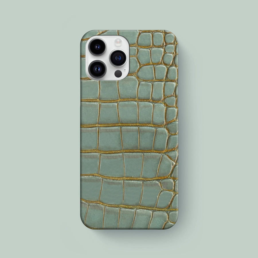 Slim Case Bayou Green For iPhone 15 Pro Max In Alligator