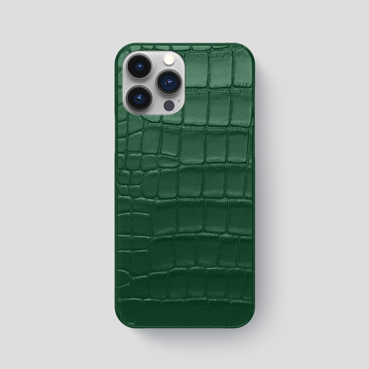Forest-Green iPhone 15 Pro Max Slim Case Alligator -1 | Forest-Green