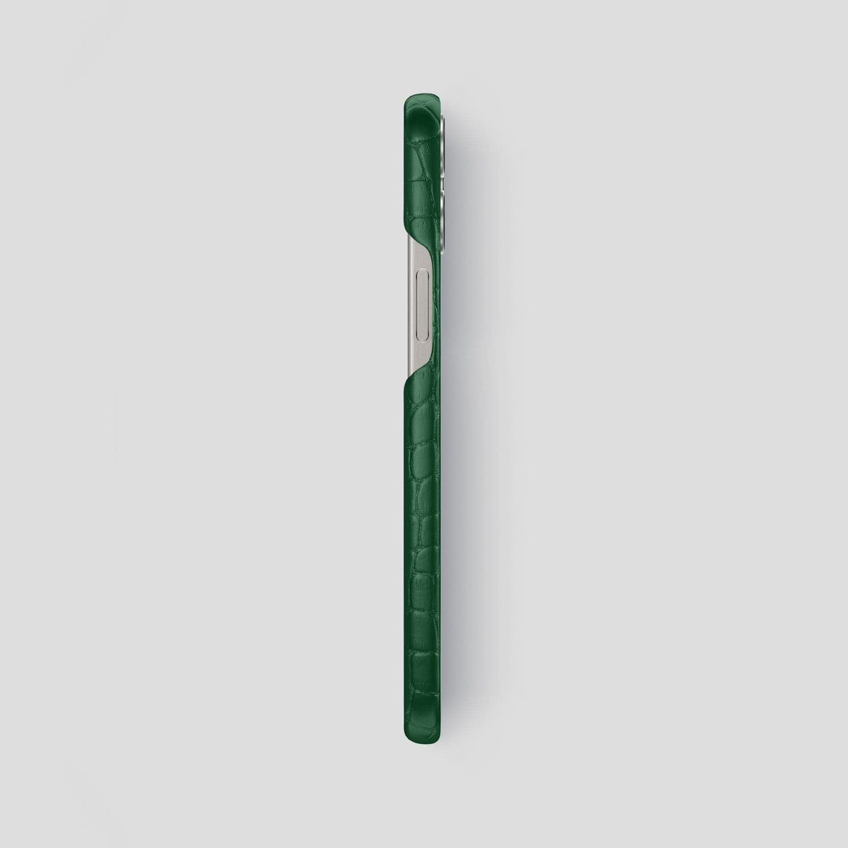 Forest-Green iPhone 15 Pro Max Slim Case Alligator -3 | Forest-Green