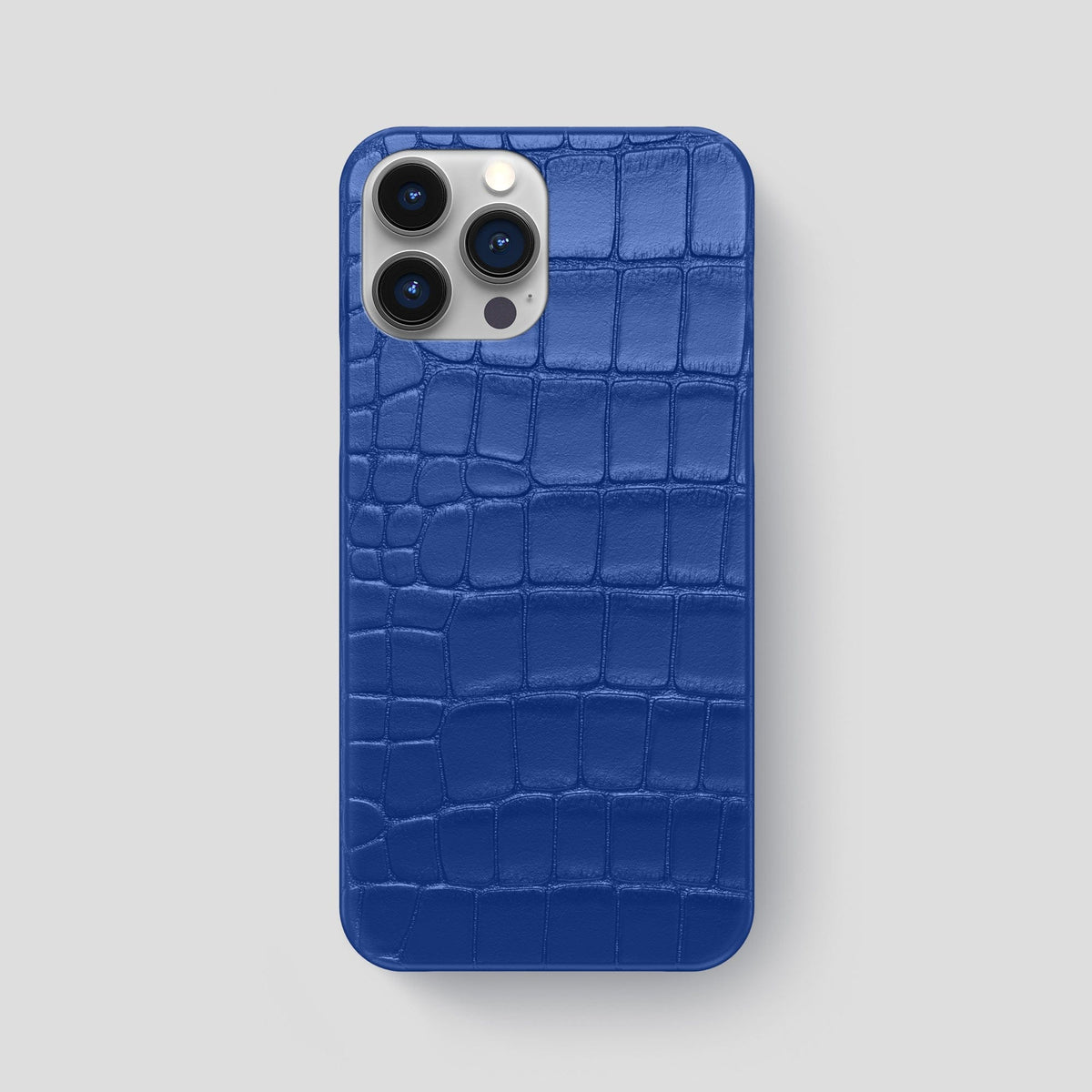Royal Blue iPhone 15 Pro Max Slim Case Alligator -1 | Royal-Blue