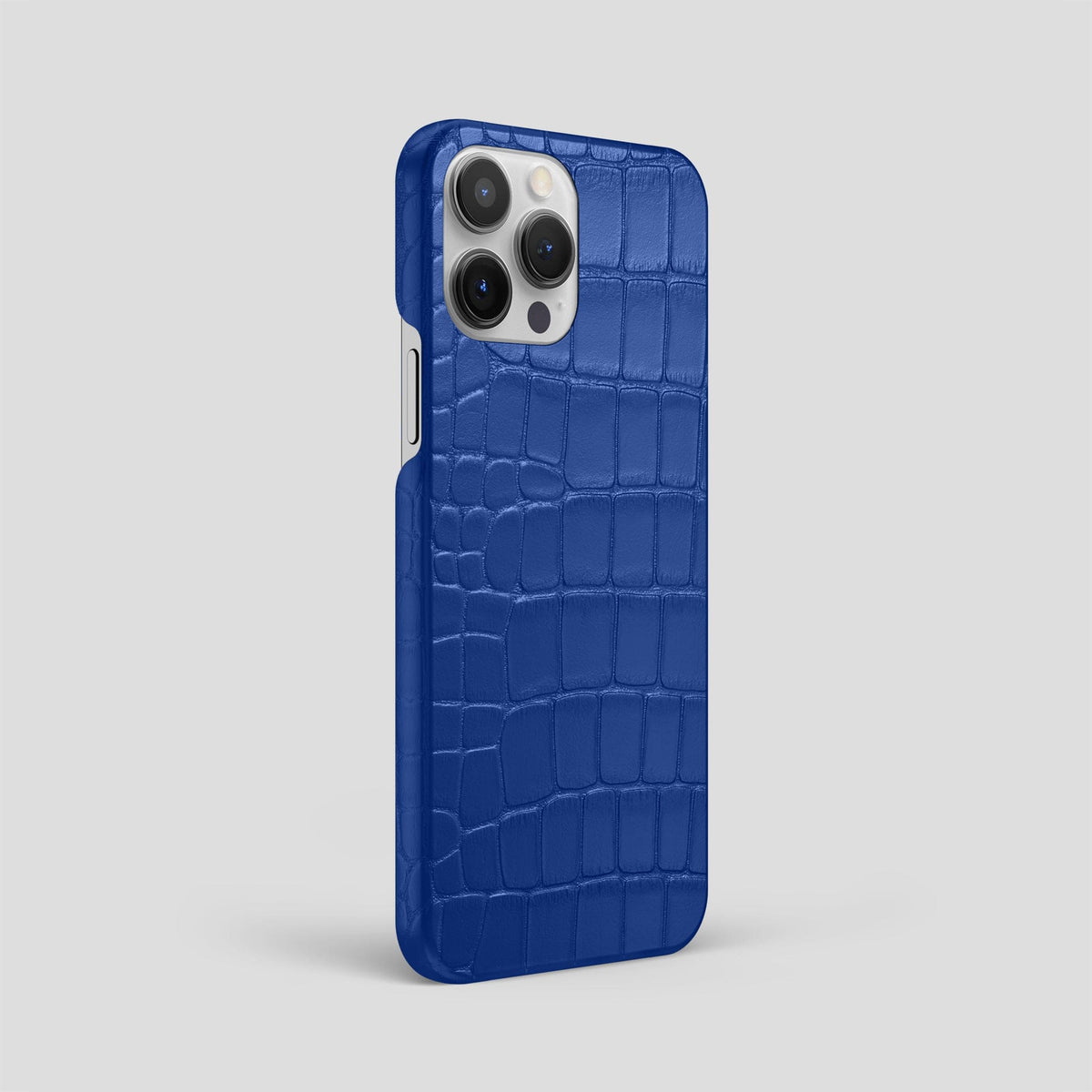 Royal Blue iPhone 15 Pro Max Slim Case Alligator -2 | Royal-Blue