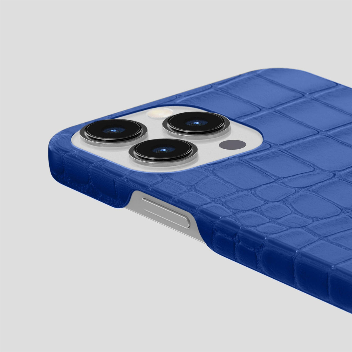 Royal Blue iPhone 15 Pro Max Slim Case Alligator -6 | Royal-Blue