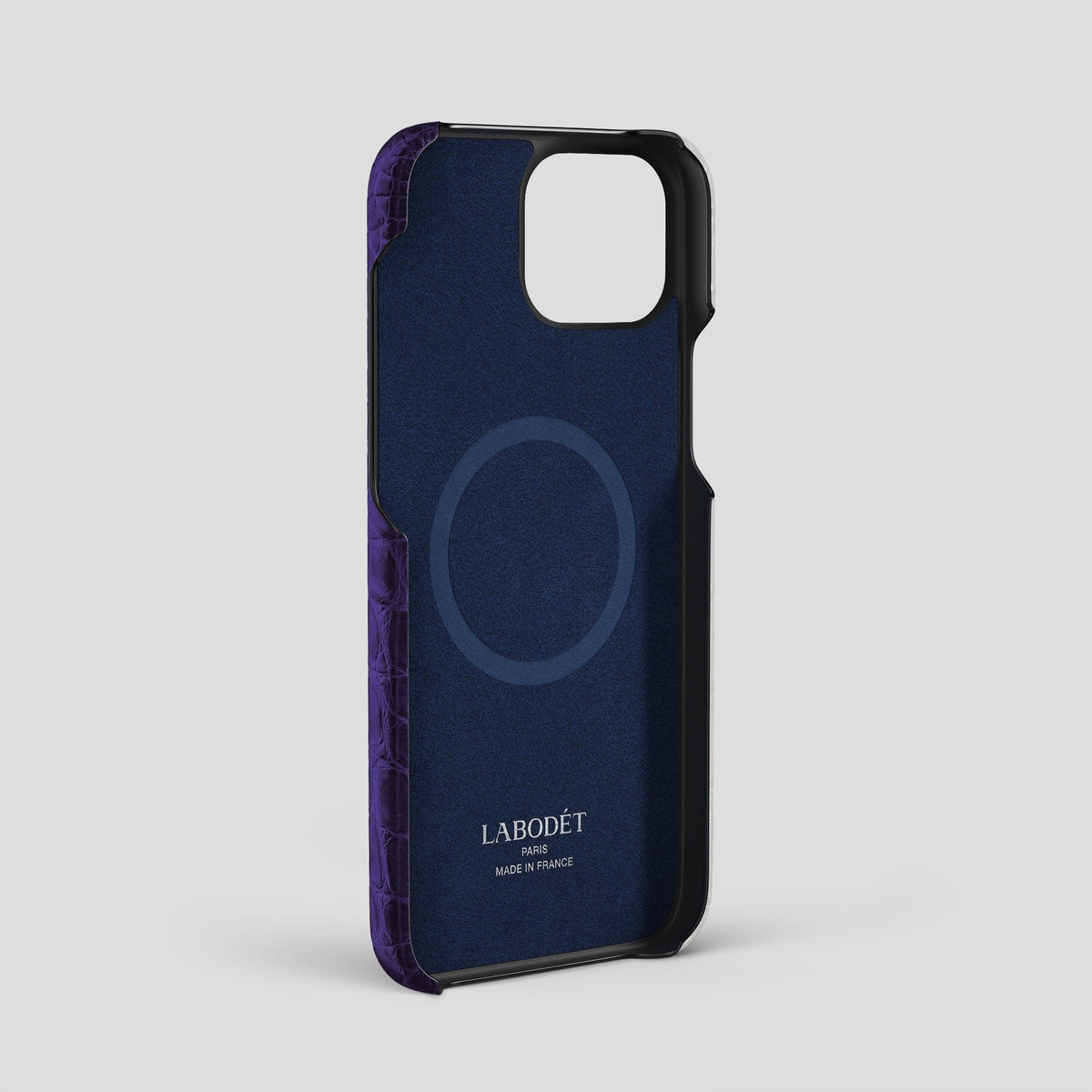 Purple iPhone 15 Pro Max Slim Case Himalayan Crocodile -4 | Purple