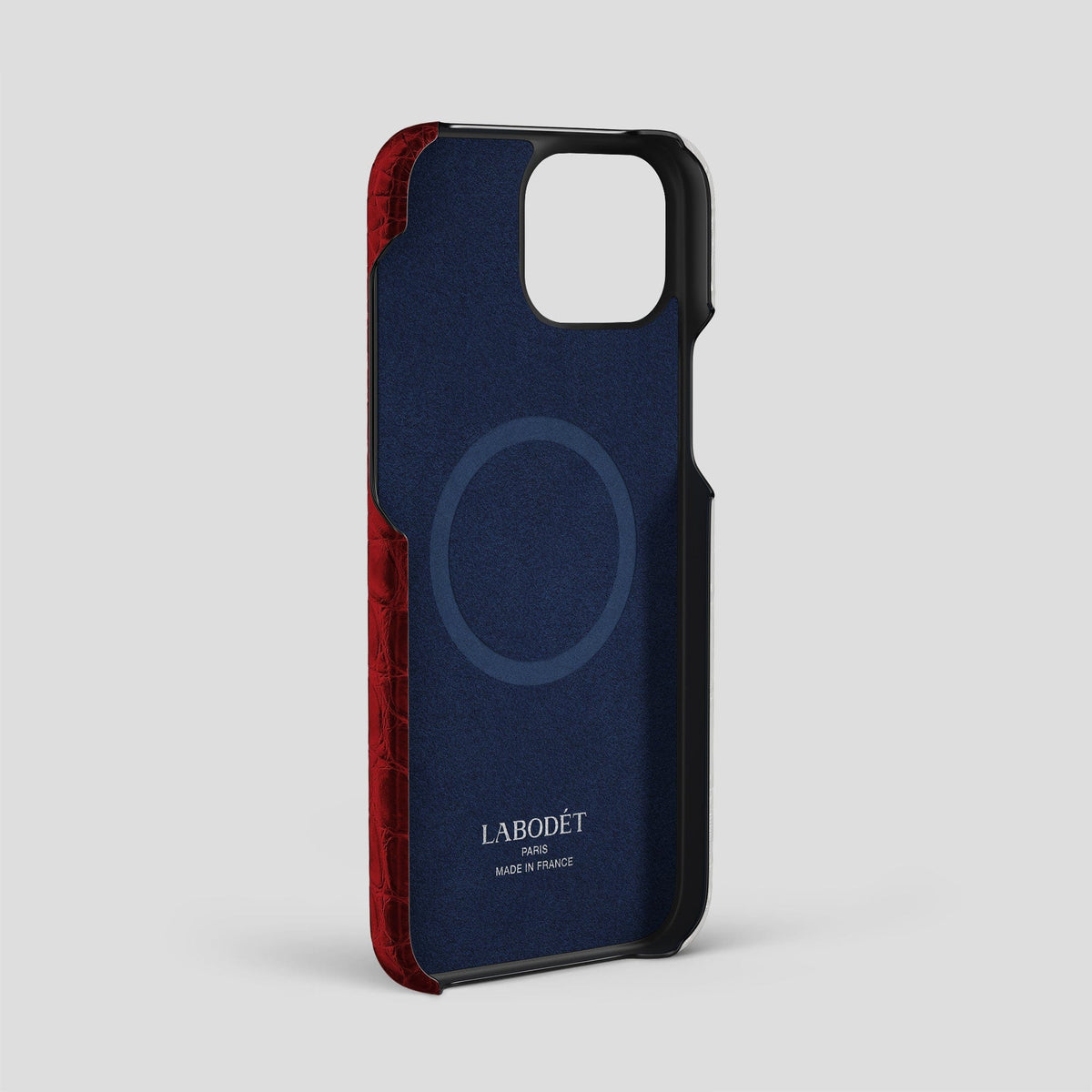 Red iPhone 15 Pro Max Slim Case Himalayan Crocodile -4 | Red