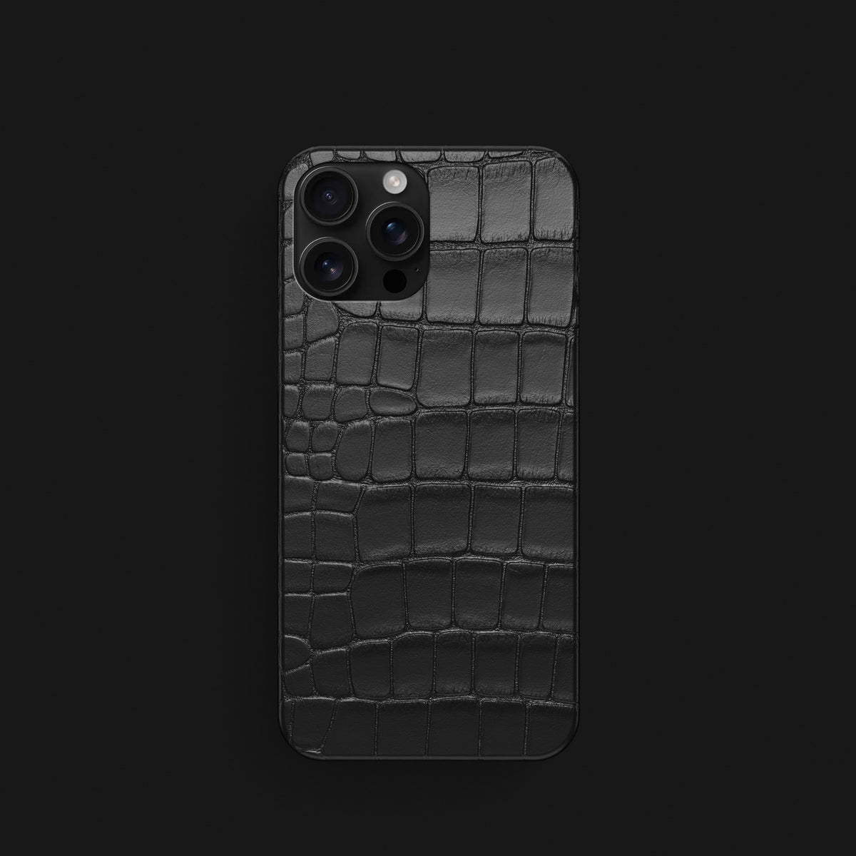 Slim Case Edition-Black For iPhone 16 Pro In Alligator -1 | Edition-Black