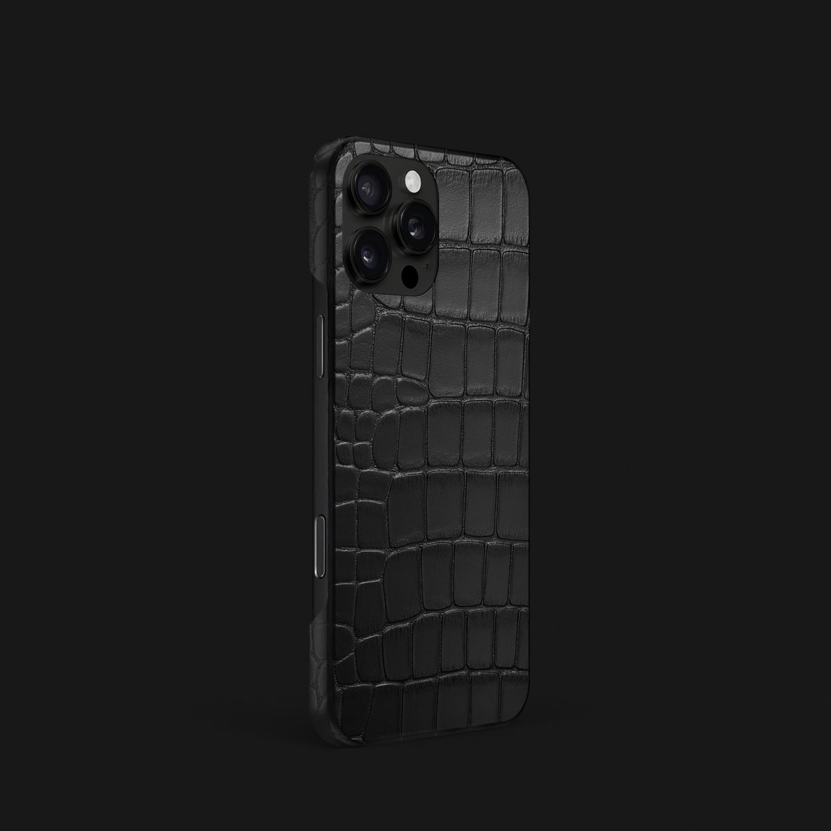 Slim Case Edition-Black For iPhone 16 Pro In Alligator -2 | Edition-Black