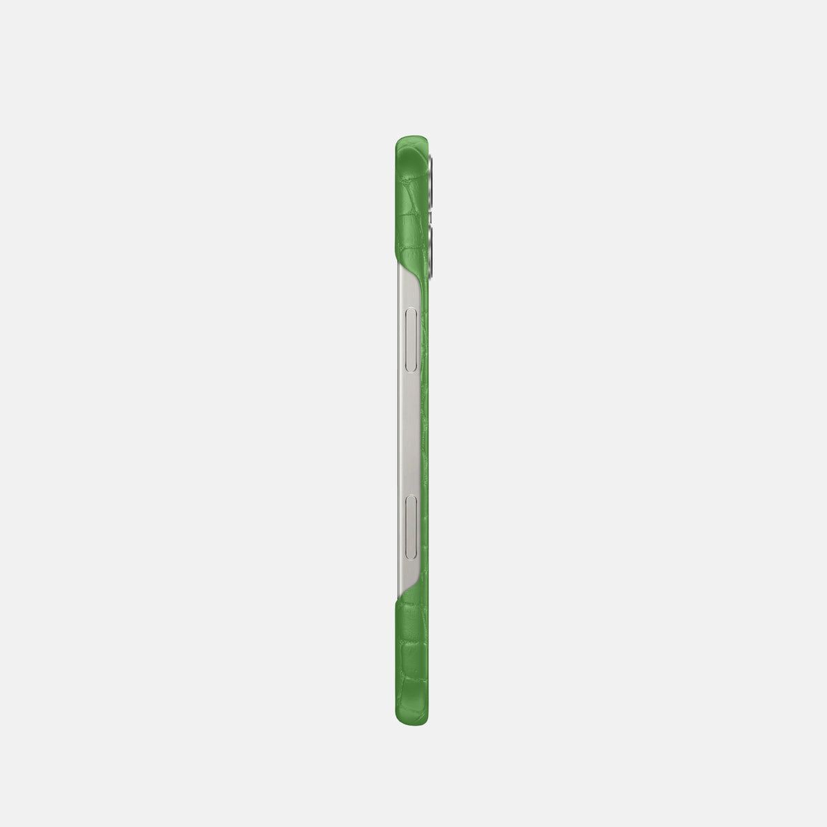 Apple-Green iPhone 16 Pro Slim Case Alligator -3 | Apple-Green
