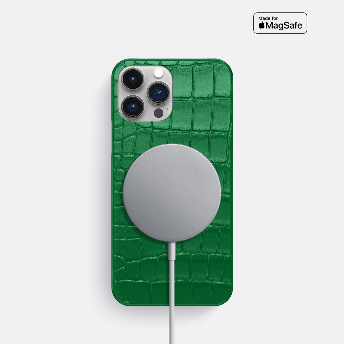 Forest-Green iPhone 16 Pro Slim Case Alligator -5 | Forest-Green