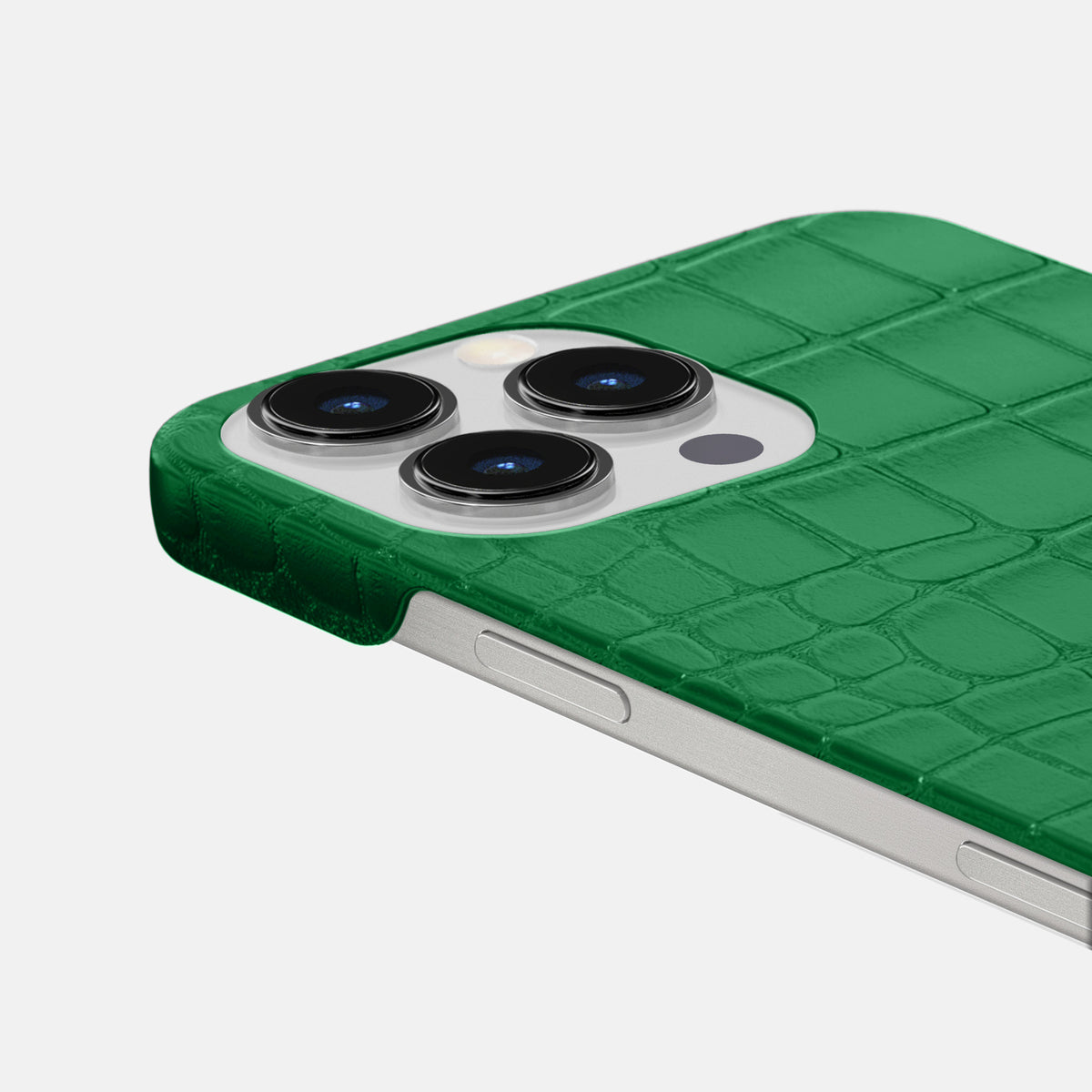 Forest-Green iPhone 16 Pro Slim Case Alligator -6 | Forest-Green