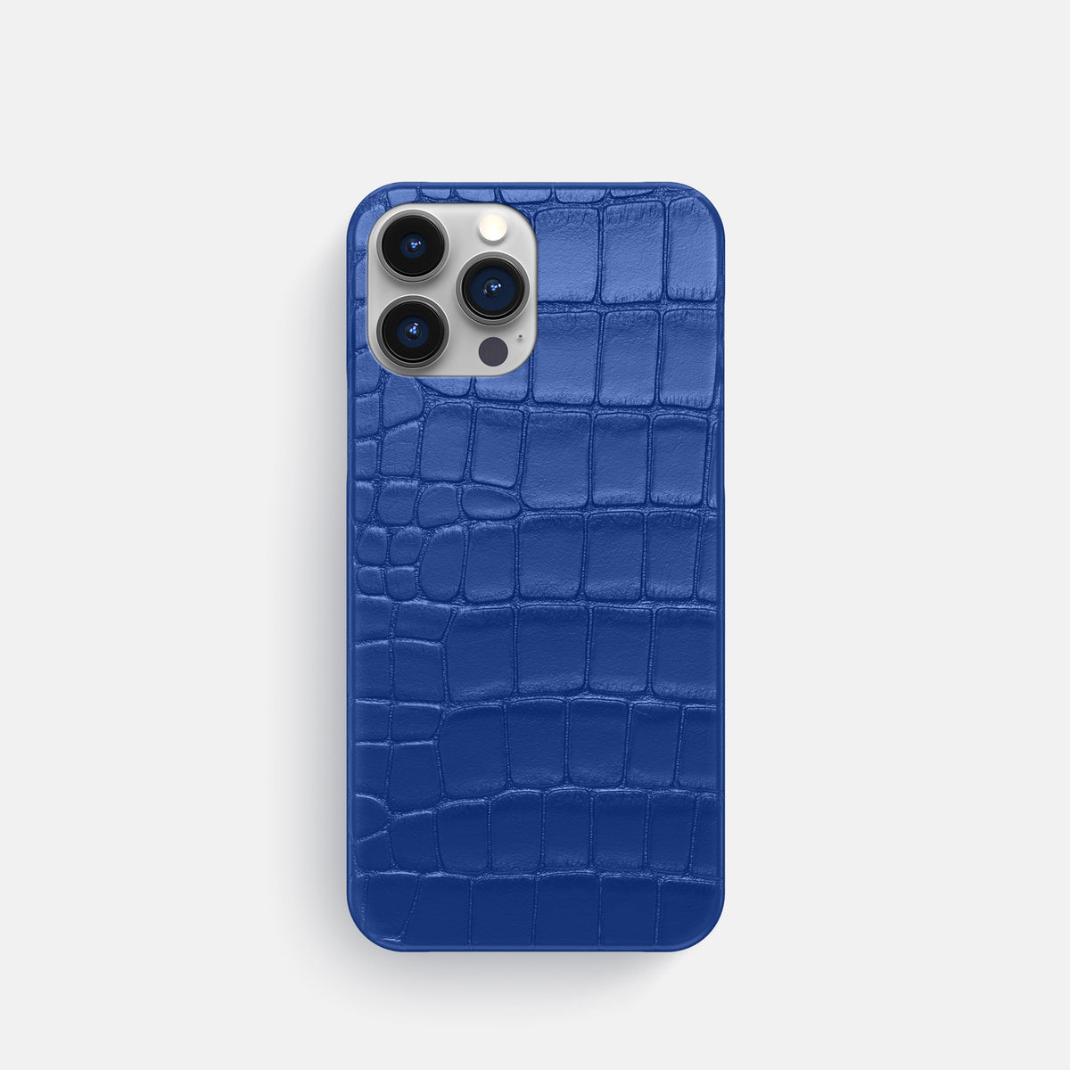 Royal Blue iPhone 16 Pro Slim Case Alligator -1 | Royal-Blue