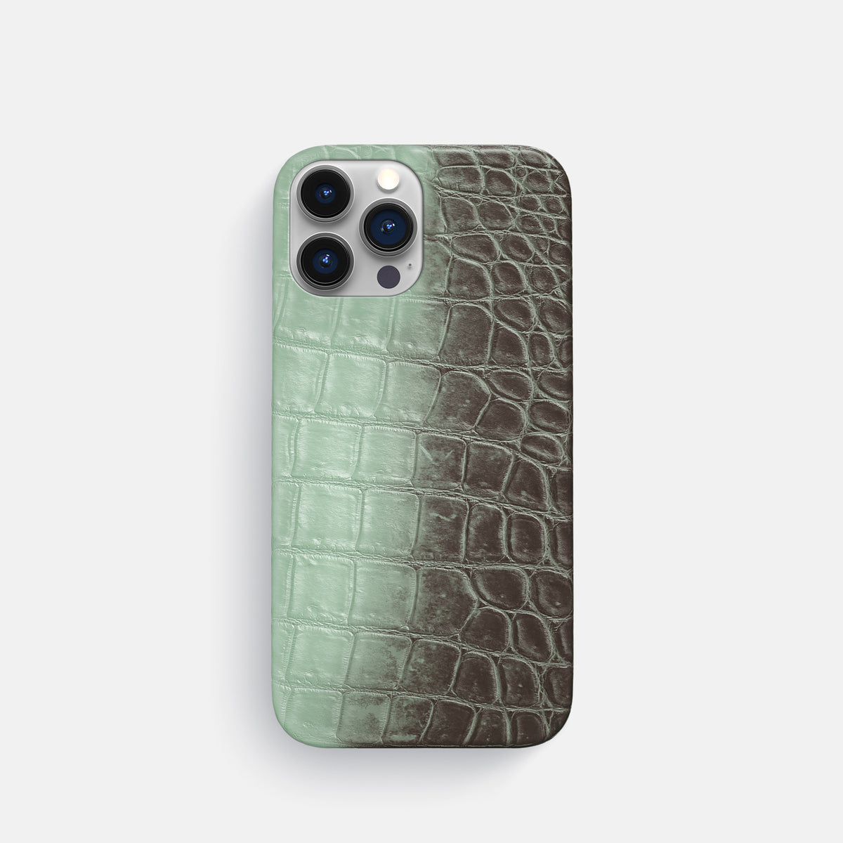 Pistachio iPhone 16 Pro Max Slim Case Himalayan Crocodile -1 | Pistachio