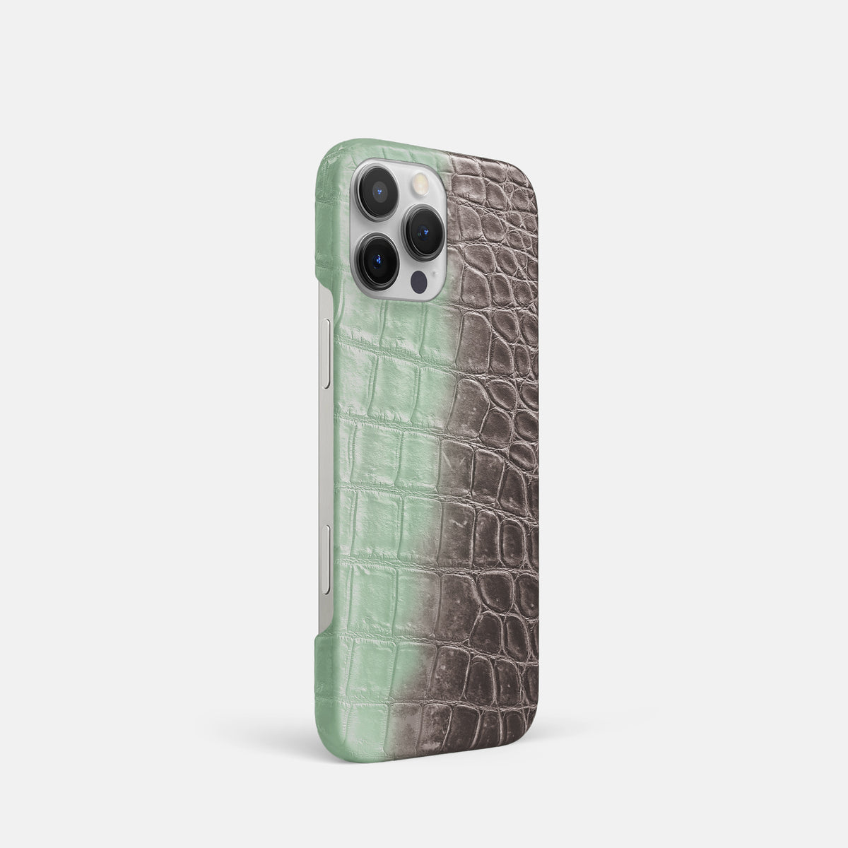 Pistachio iPhone 16 Pro Max Slim Case Himalayan Crocodile -2 | Pistachio
