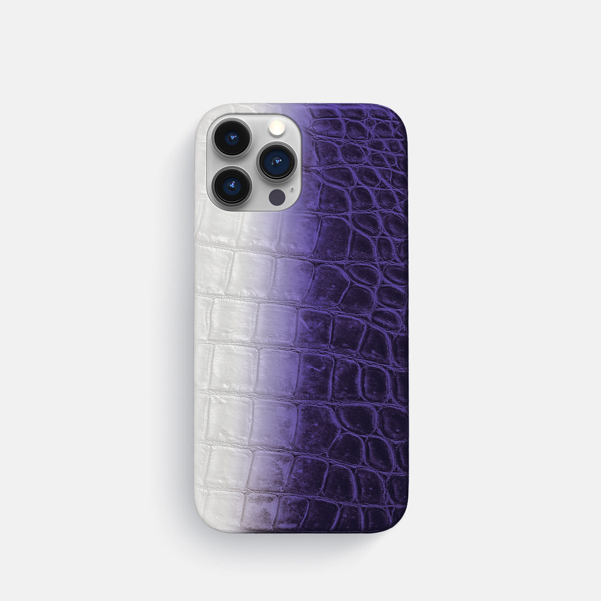 Purple iPhone 16 Pro Max Slim Case Himalayan Crocodile -1 | Purple