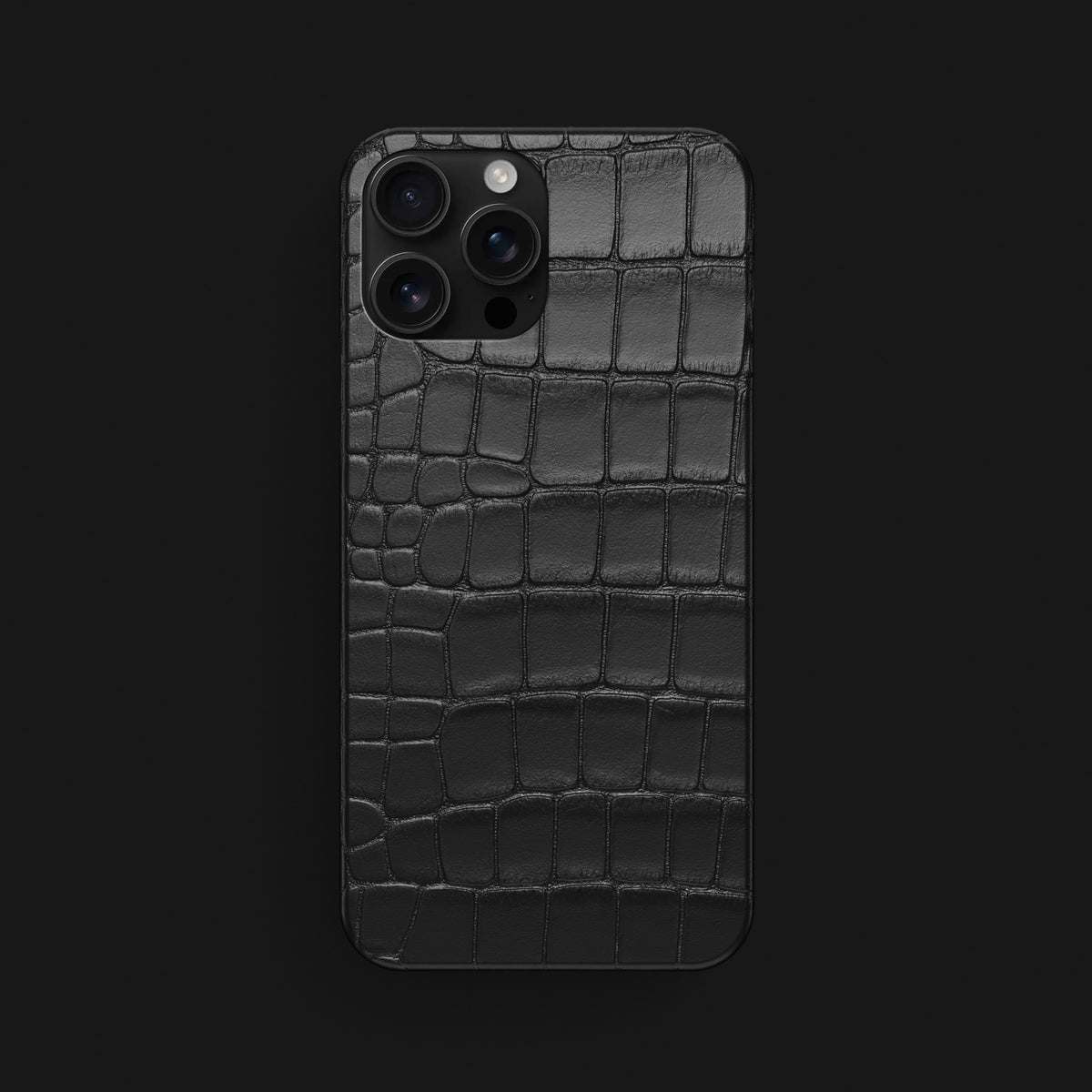 Slim Case Edition-Black For iPhone 16 Pro Max In Alligator -1 | Edition-Black