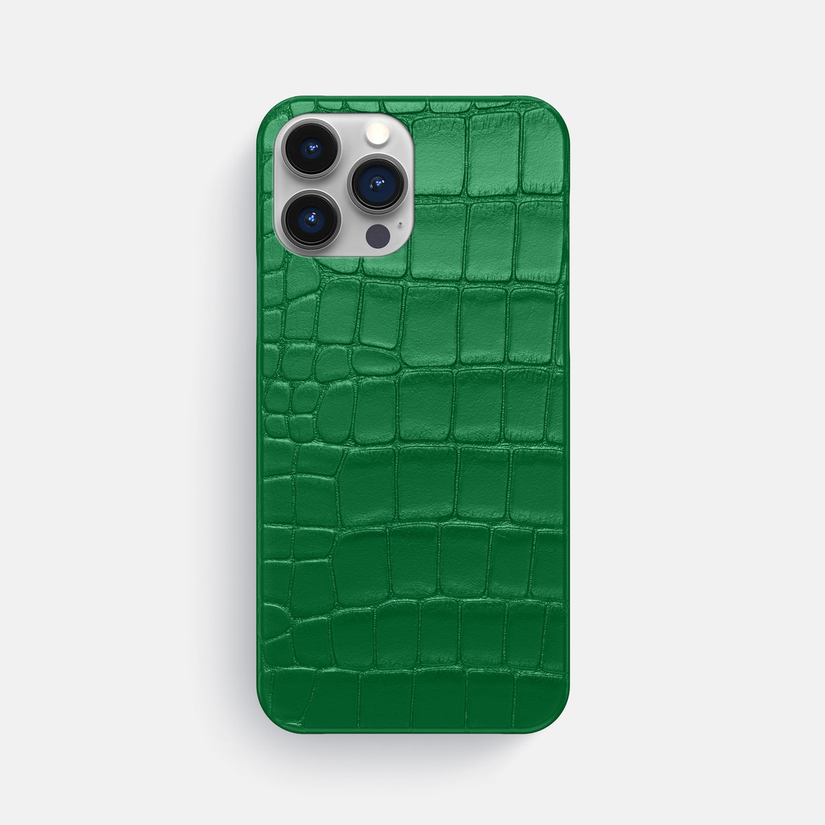 Forest-Green iPhone 16 Pro Max Slim Case Alligator -1 | Forest-Green