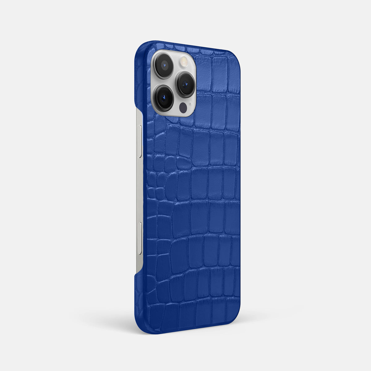 Royal Blue iPhone 16 Pro Max Slim Case Alligator -2 | Royal-Blue