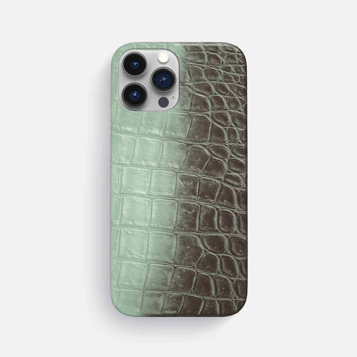 Pistachio iPhone 16 Pro Max Slim Case Himalayan Crocodile -1 | Pistachio