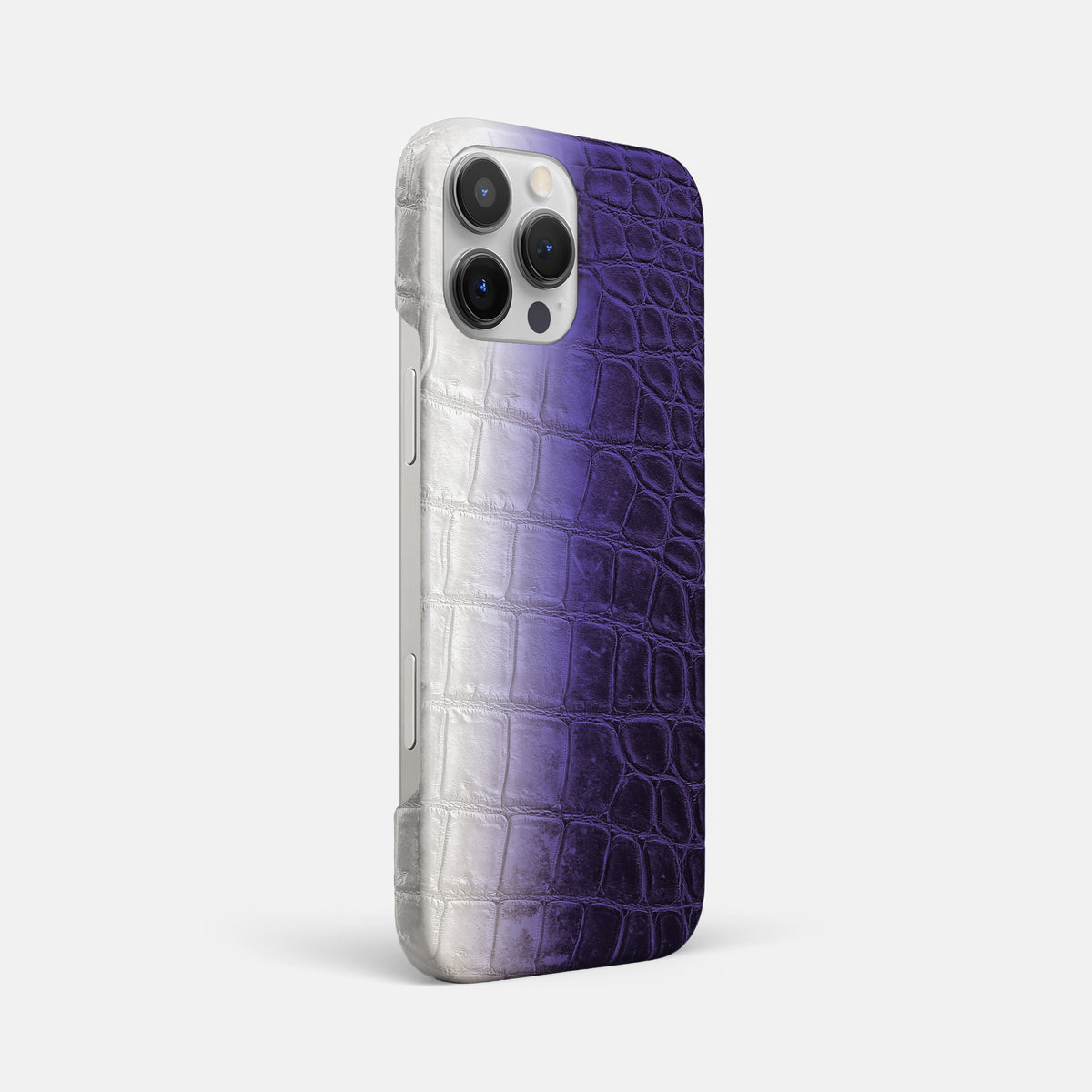 Purple iPhone 16 Pro Max Slim Case Himalayan Crocodile -2 | Purple
