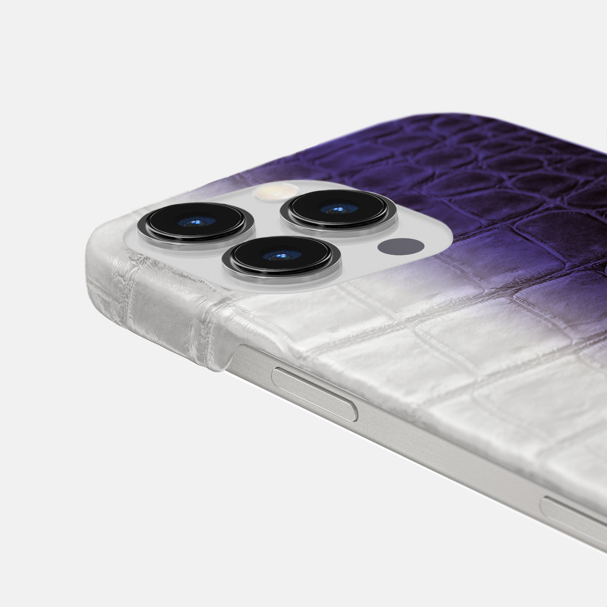 Purple iPhone 16 Pro Max Slim Case Himalayan Crocodile -6 | Purple