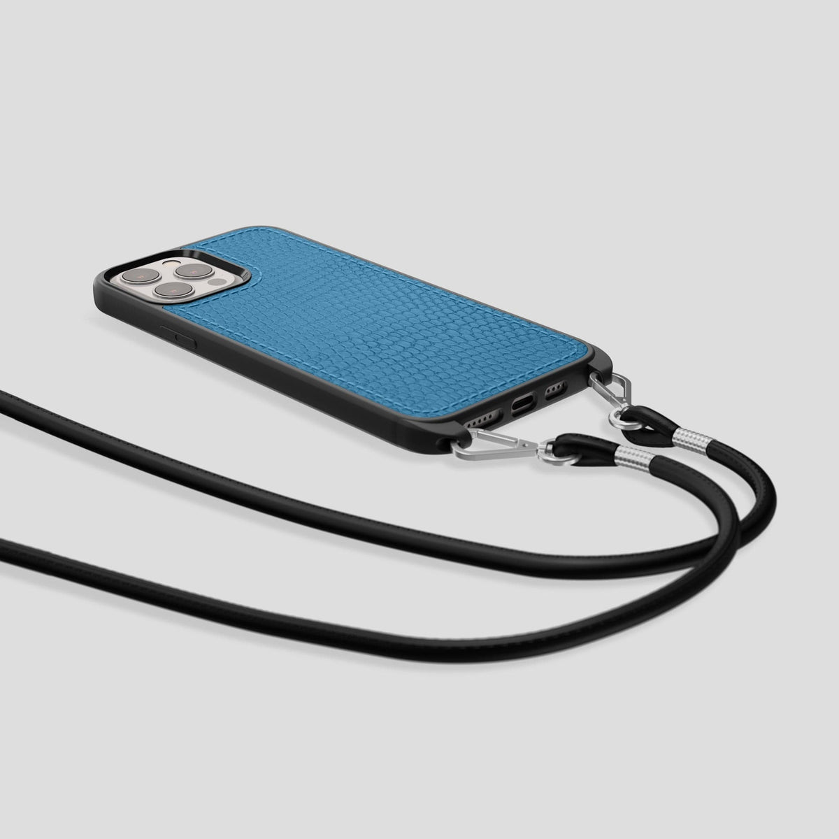 Blue Crossbody Sport iPhone 14 Pro Lizard -7 | Blue