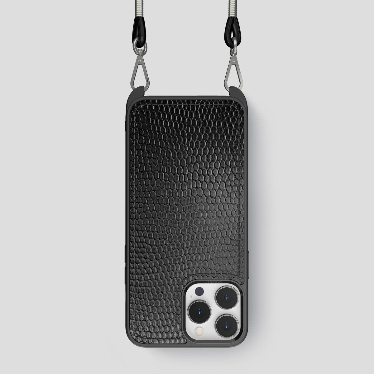 Black Crossbody Sport iPhone 14 Pro Lizard -1 | Black