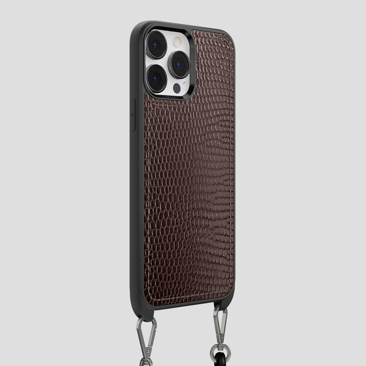 Brown Crossbody Sport iPhone 14 Pro Max Lizard -2 | Brown