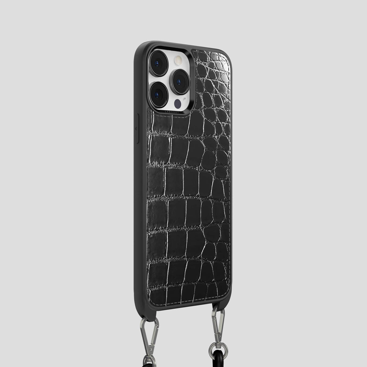 Havana-Black iPhone 14 Pro Crossbody Case -2 | Havana-Black