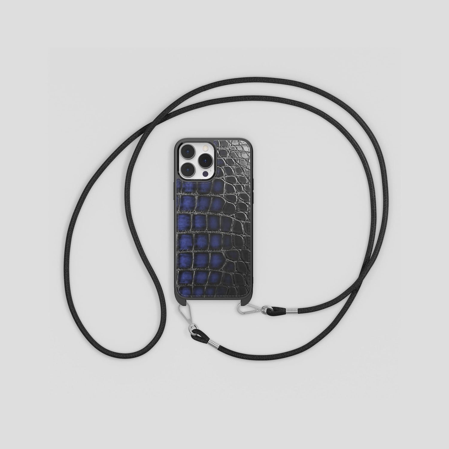 Crossbody Sport Case For iPhone 15 Pro In Patina Alligator – Labodet