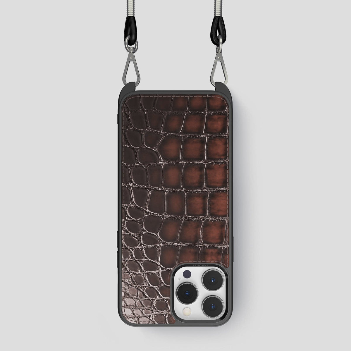 Havana-Brown iPhone 14 Pro Crossbody Case -1 | Havana-Brown