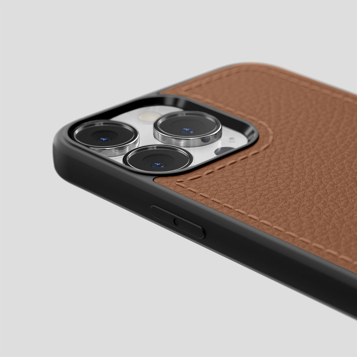 Caramel iPhone 15 Pro Crossbody Sport Case Calf -6 | Caramel
