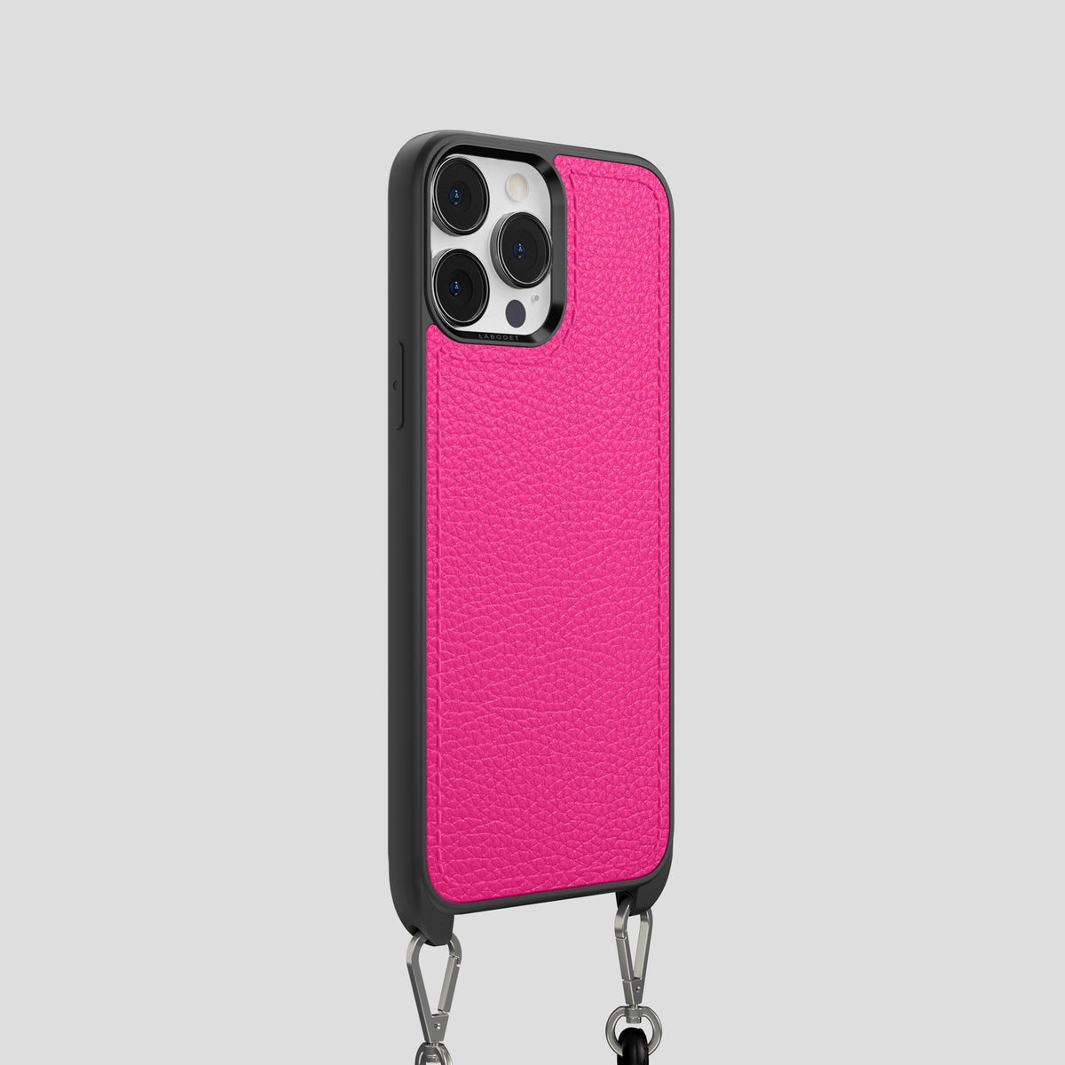 Magenta iPhone 15 Pro Crossbody Sport Case Calf -2 | Magenta