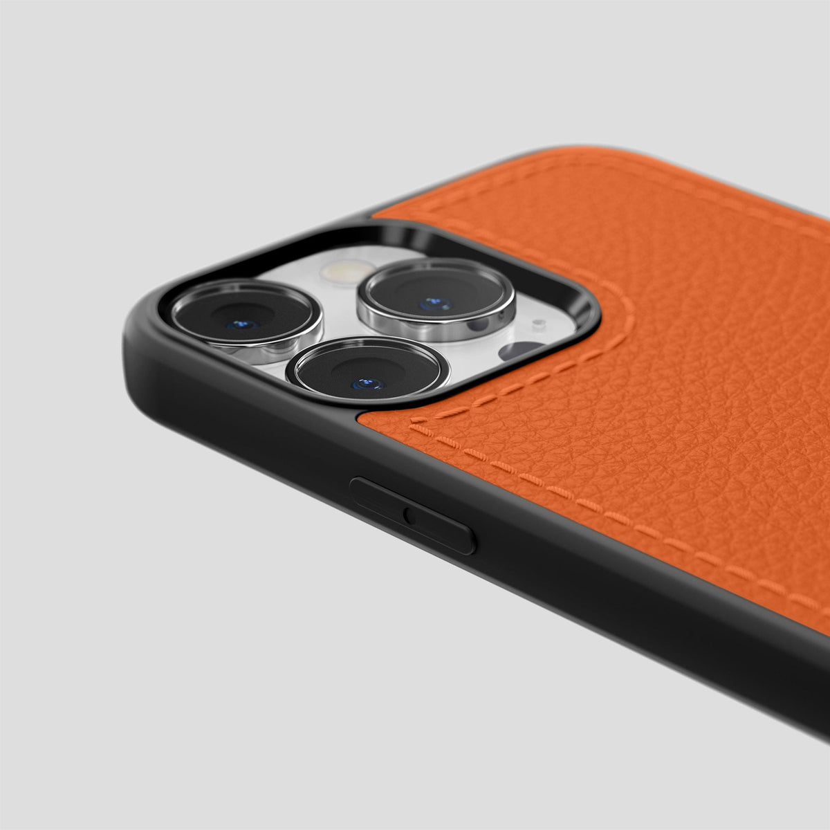 Orange iPhone 15 Pro Crossbody Sport Case Calf -6 | Orange