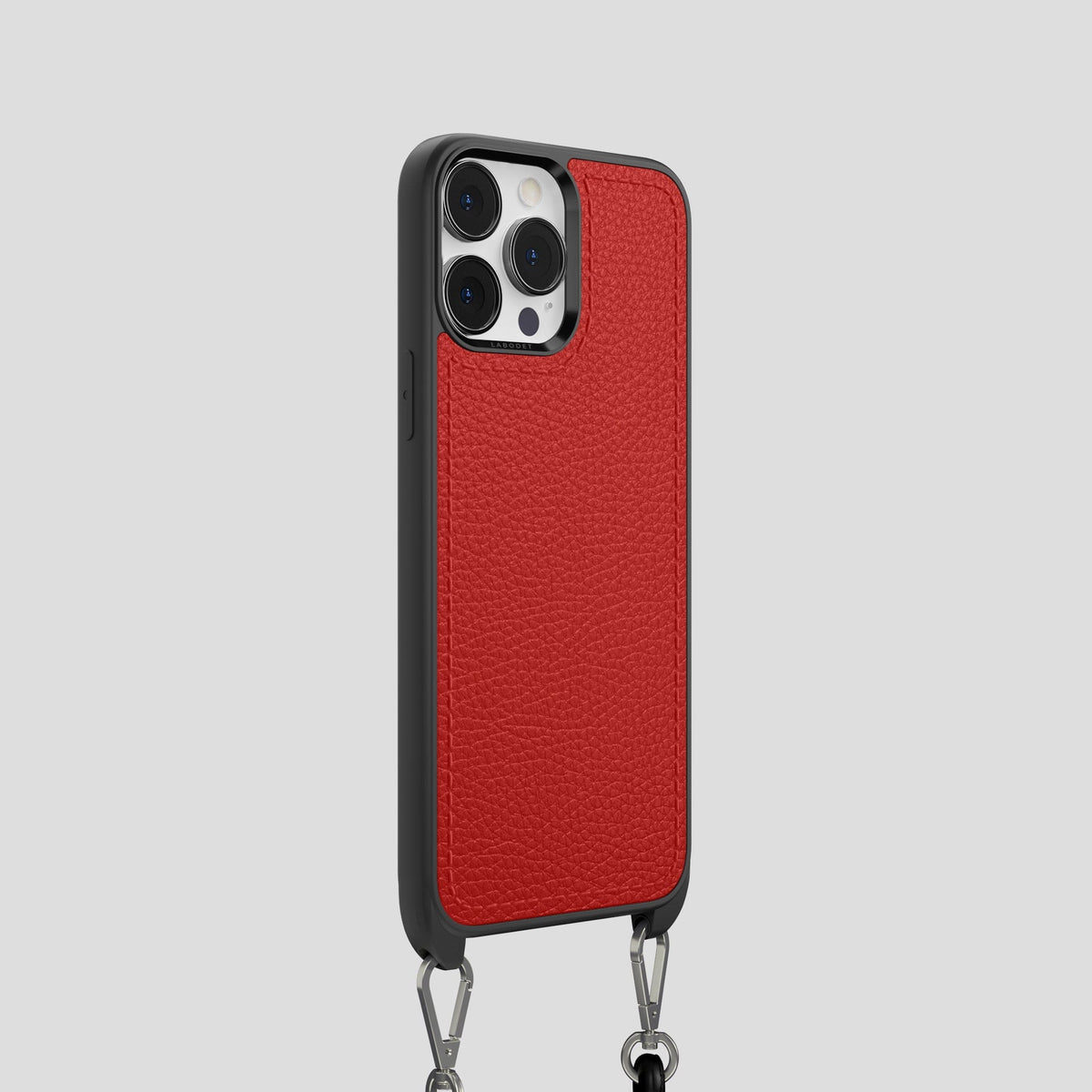 Red iPhone 15 Pro Crossbody Sport Case Calf -2 | Red
