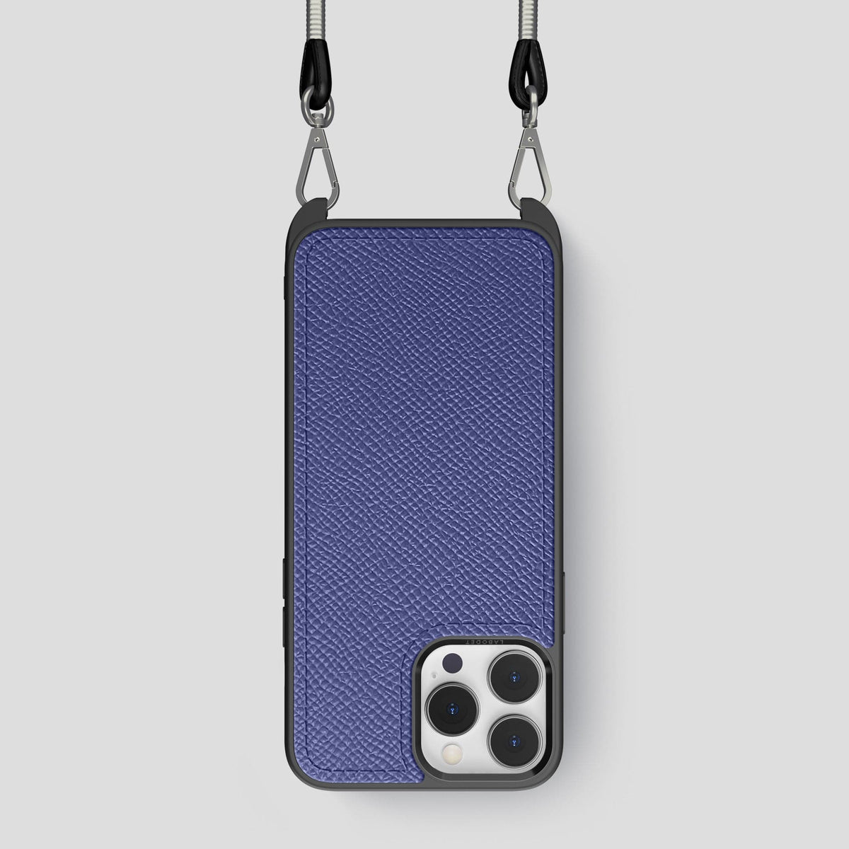 Purple iPhone 15 Pro Crossbody Sport Case Epsom-Calf -1 | Purple